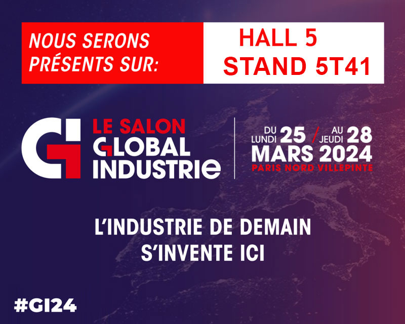 affiche évènement salon global industrie