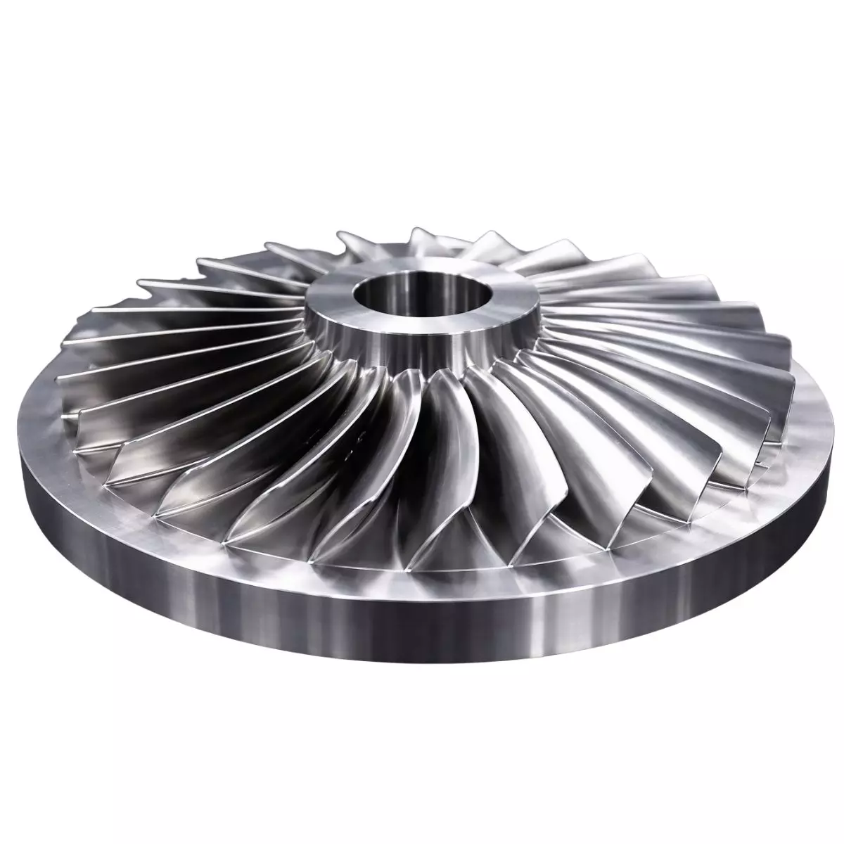Disque aubagé monobloc pour l'aéronautique